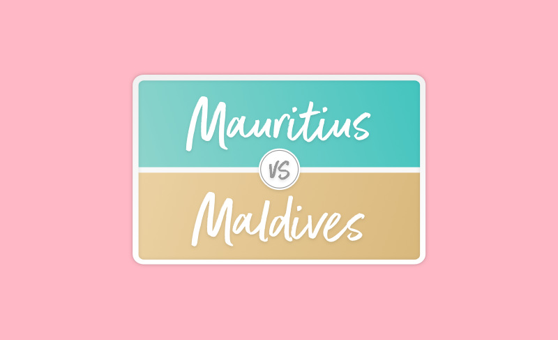 The logo for this offer page has the text "Mauritius vs Maldives" on it.